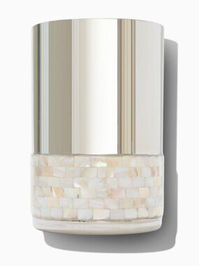 ANNA New York Silver Mosaic Mother-of-Pearl Tumbler